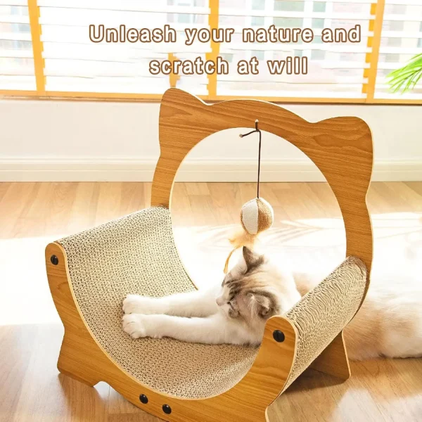 Cat Scratcher Couch, Cat Sofa, Cardboard Cat Scratcher Couch, Scratcher Sofa Bed Cardboard - Image 3