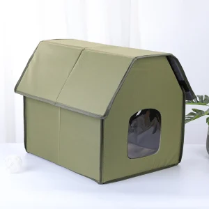1pc-Pet supplies, winter pet shelter, easy to assemble and disassemble, portable folding cat bed , suitable for cats and dogs
